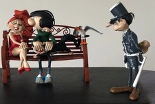 Gaston Lagaffe + Melle Jeanne + Longtarin + le Chat + La Mouette - Franquin