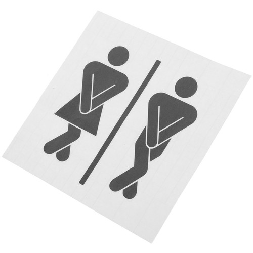 Sticker salle bain porte - sticker,