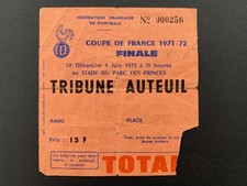 Ticket FINALE Coupe de FRANCE