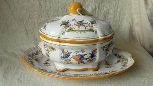 Soupière avec plateau - soupiÈre,