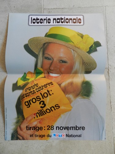Affiche loterie nationale - affiche,