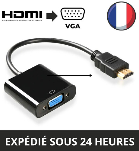 Adaptateur hdmi vers vga - adaptateur,