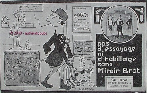 Publicite miroir brot bottier - publicite,