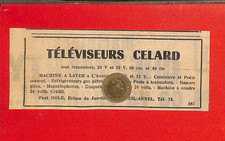 LONGUEIL-ANNEL ( 60 ) PAUL DOLÉ / TÉLÉVISEURS CÉLARD / PUBLICITÉ 1966