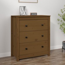 Buffet Blanc 40x35x80 cm Bois