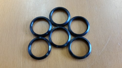 Six crush washers - six,