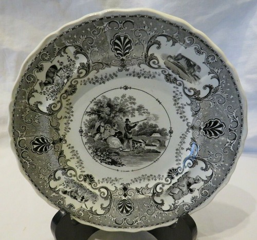 Assiette creil montereau - -,