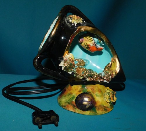 Ancienne lampe amphore signee - amphore,