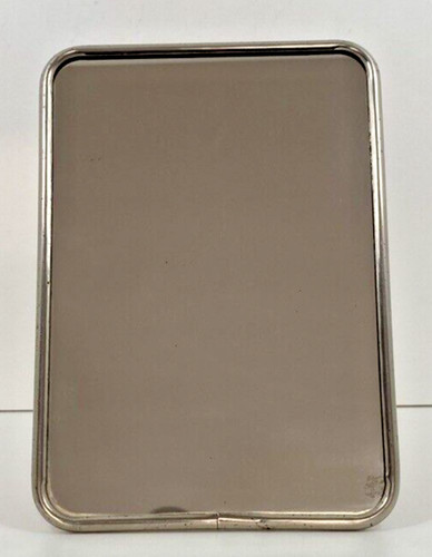 Miroir barbier métal chrome - miroir,