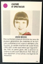LOUISE BROOKS, RARE FRANCE VINTAGE TRADING ROOKIE CARD, COLLECTOR