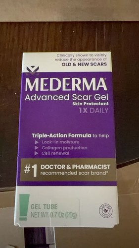 Mederma advanced scar gel - scar, –