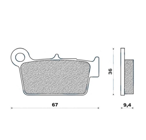Plaquettes frein 168 g1054 - , ar