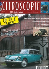 CITROSCOPIE N°43 CITROEN ID 19 F LUXE TRACTION COUPE CX 2CV