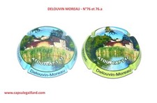 2 CAPSULES DE CHAMPAGNE -DELOUVIN MOREAU N° 76 et 76.a