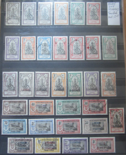 Lot timbres etablissements - lot,