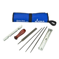 Kit d'affûtage pour chaîne de tronçonneuse 7 pièces Guide-lime manuel D25084