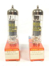 one pair vintage ECL86 6GW8