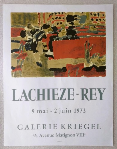 Lachieze rey affiche - affiche, originale