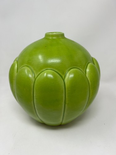 Vase gourde céramique verte - gourde,