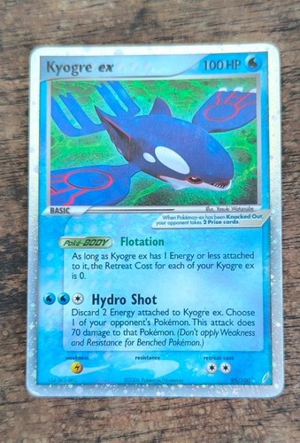Pokémon tcg kyogre crystal - tcg,
