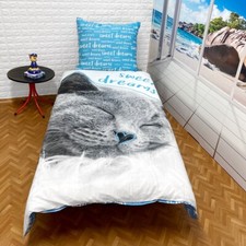 Chat bleu set 2pezzi - chat, lit