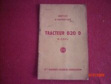 NOTICE   ENTRETIEN  TRACTEUR
