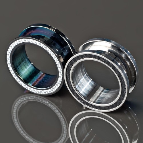 20mm flesh plug acier tunnel - flesh,