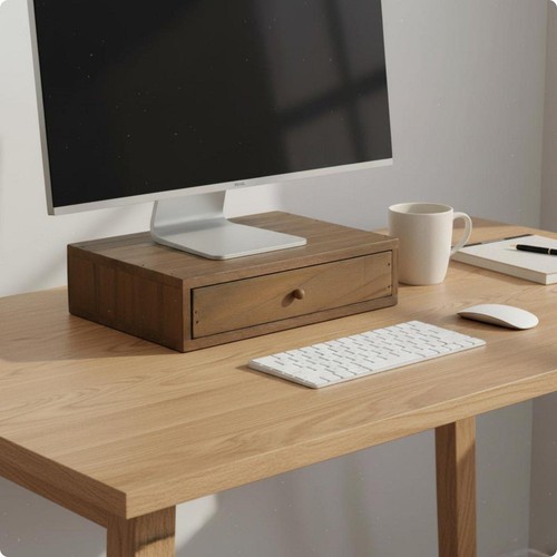 bureau bois rangement
