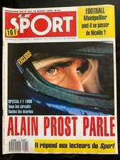 Le SPORT du 9/03/1990; Alain Prost parle/ Montpellier et Nicollin/ Dacoury R.