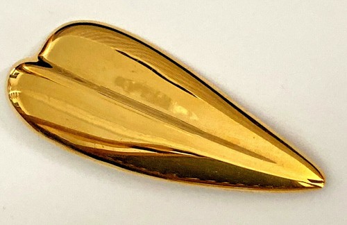 Grande broche doré coeur - broche,