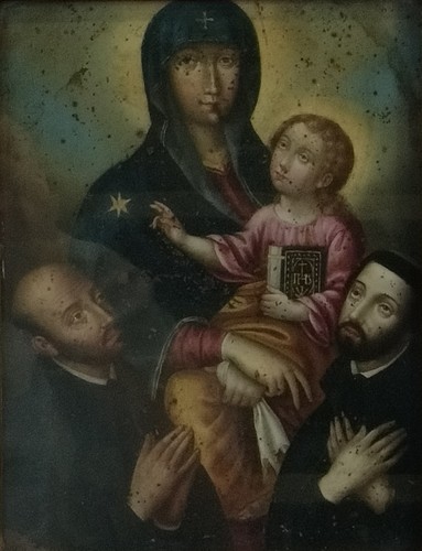Vierge marie avec enfant - avec, l'enfant
