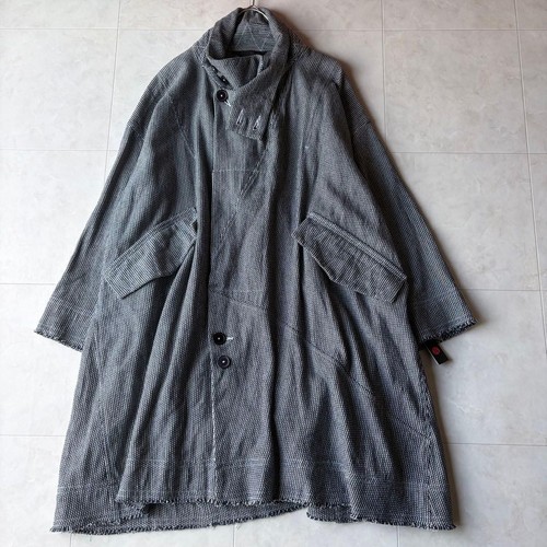 Manteau long design - , coton