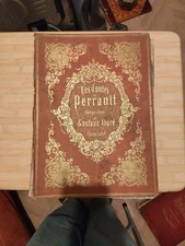 Les Contes de Perrault 1864 – Doré – Hetzel – Grand in-folio complet abîmé**