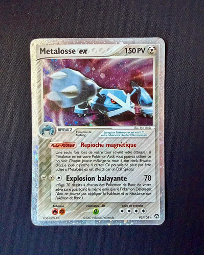 Carte pokémon métalosse - carte, ex