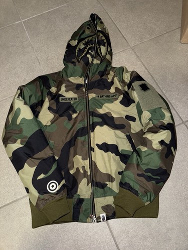 Bape undefeated camo shark - bape,