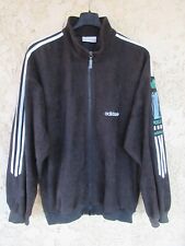 Veste ADIDAS ONE WORLD vintage noir 90'S jacket giacca sport Trefoil 186 XL