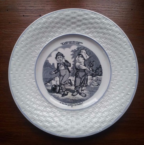 Belle assiette ancienne - belle,
