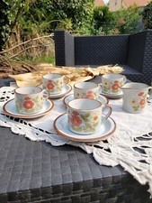 SERVICE À CAFÉ VINTAGE EN GRÈS 