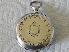 montre gousset argent a clé