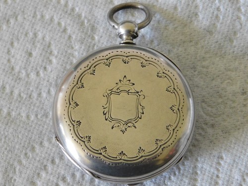 Montre gousset argent clé - montre,