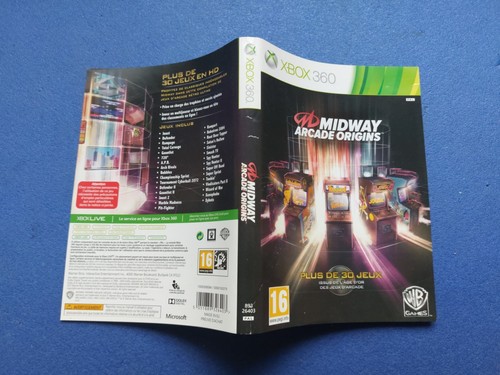 Xbox 360 jaquette cover midway - 360,