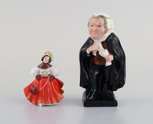 Deux figurines porcelaine - figurines, en