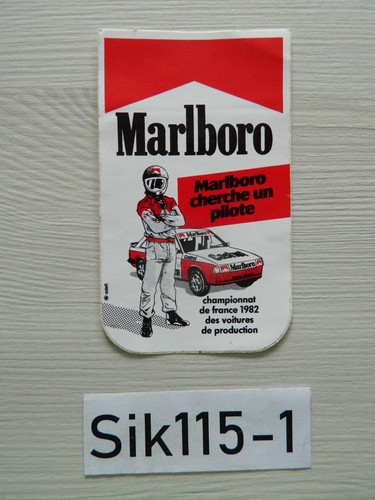 Autocollant marlboro - ,