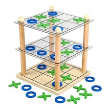 Jeu de morpion en bois Jeu