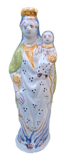 Vierge accouchée faïence - vierge, d’accouchÉe