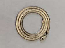 Collier Maille Serpent Argent Massif 925 - 14,8 g - 42 cm Bijoux Vintage