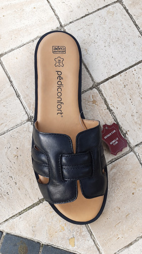 Mules noires pediconfort femme - noires,