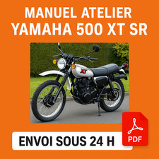 Manuel Atelier Yamaha 500 XT