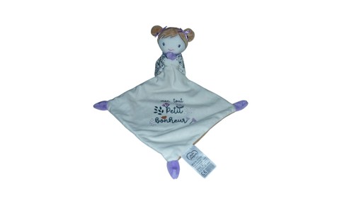 Peluche poupée fille - , mouchoir