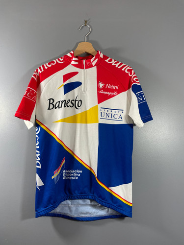 Maillot vélo vintage banesto - vélo,